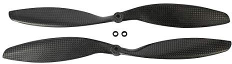 QWinOut 3k Carbon Fiber Propeller Cw CCW 8045 8047 9047 1045 1047 1147 1238 1245 1447 1555 CF Props for RC Quadcopter Hexacopter Multi Rotor UFO (9047, 1 Pair)