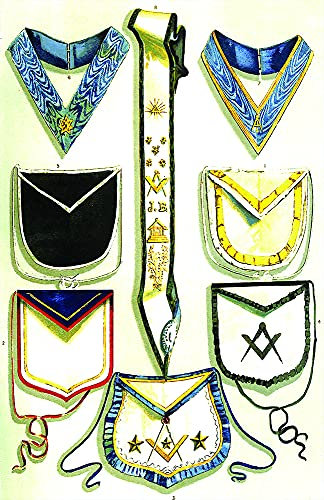 Poster Grand Orient of the Netherlands Freimaurer Regalia, 27,9 x 43,2 cm