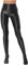 TiaoBug Damen Strumpfhose 70 Den glossy Glänzende Hose Pants Leggings Tights Modisch Matt mit Glanz Fein Strumpfhosen Schwarz Öl L