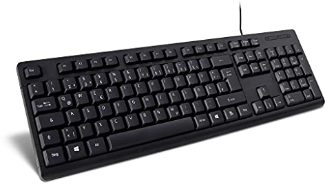 Inter-Tech USB K118 schwarz ergonomisch 104 Tasten, 88884095