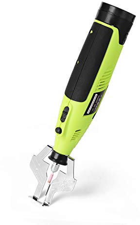 GMtes Chainsaw Sharpener Electric Kit, Cordless Handheld Electric Chain Saw Sharpener Tool Set, Portable Chain Saw Blade Sharpener,2 battery