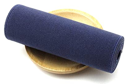 Stevenurr Banda elástica de 2 Metros y 10cm de Ancho, Bandas de Goma, Ropa Interior, decoración de Pantalones, Correas elásticas, Accesorios de Costura para Prendas DIY, Azul Marino