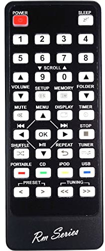 RM-Series - Mando a distancia de repuesto compatible con Yamaha CRX-040 / CRX040 Stereo