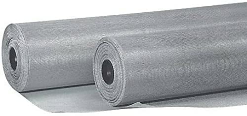 Rete Zanzariera in Alluminio 18/16 Americana Ricambio California Colore Grigio (150 cm x 3 m)