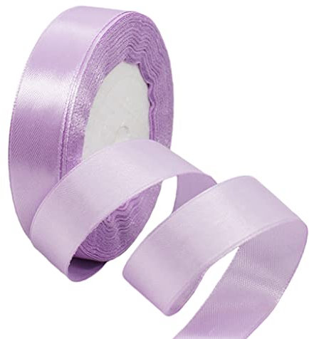 22m Nastro Viola Chiaro 20mm,Nastro Raso Nastrino Bordeaux Nastri Regalo Nastro Satin,Fiocco Nastro per Pacchi Regalo,Artigianato,Bomboniere,Bouquet,Natale,Feste di Compleanno Matrimoni Decorazioni