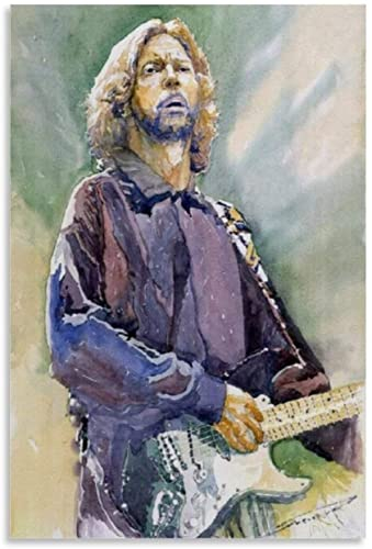 SDDLW1990 500 Teile Puzzle Eric Clapton-Plakat Holz Puzzle Erwachsene Stress Freisetzung Spiel 500 Piece 20.4x15inch(52x38cm) Kein Rahmen