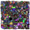 ZOCONE 200 Pcs Pegatinas Neón, Paquete de Stickers Chulas de Graffiti de Colores, Impermeables con Patrones no Repetitivos, para Niños y Adolescentes