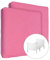 2X Jersey 100% Baumwolle Spannbettlaken für 160x80cm Kleinkind Junior Bett Matratze (Rosa)