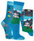 krautwear Herren Damen 2 Paar Lustige Bunte Gemusterte Fun Sneaker Socken Witzige Strümpfe Baumwolle (42-47, Camping)