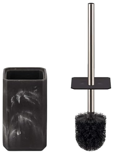 RA-HOMESTORE® New Stunning Bathroom Essential, Marble Toilet Brush - Grey