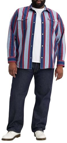 Levi's 501 Original Fit Big & Tall Vaqueros, Rainforest Rigid Selvedge, 40W / 32L para Hombre