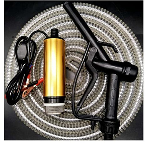 Artsim Submersible Sump Pump 12V Oil Pump Fuel Gun 10m Hose Pumping Submersible Diesel Pumps 30L/min For Water Pump 12V Transfer Pump
