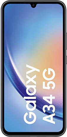 SAMSUNG Galaxy A34 5G 16,8 cm (6.6) Dual SIM ibrida USB tipo-C 6 GB 128 GB 5000 mAh Grafite (Ricondizionato)