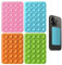 NEWZEROL (4 Pcs) Silicone Suction Phone Case Adhesive Mount for All iPhone and Android Cellphones,Suckers Cups Strong Adhesion Holder for Selfies and Videos Sticker Tray - Mix Color