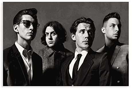 MAHWER Arctic Monkeys Band Poster Leinwand Poster Wandkunst Dekor Druck Bild Gemälde für Wohnzimmer Schlafzimmer Dekoration ungerahmt 30 x 45 cm