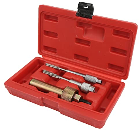 Glühkerzen-Abzieher-Reibahlen-Kit, Hochfestes, Langlebiges Metall, Hocheffizientes Entfernen von Glühkerzen-Abzieher-Elektroden für Fahrzeuge