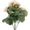 EboLD Künstliche Geranie, rote und rosa Blumen, Kunstblume, Seide, künstliche Hortensien, Begonie, Blume, Zuhause, Büro, Hochzeitsdekoration, Champagner