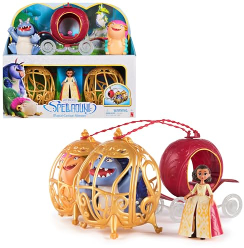 Spellbound, Magische Kutschen-Abenteuerset mit 3 Spielfiguren zum Sammeln, aus dem Netflix-Film, Spielzeug für Kinder ab 6 Jahren