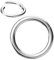 NewkeepsR 1.2×10mm Edelstahl Nase Ring Band Für Männer Und Frauen,Aufklappbar Klicker Septum Nase Nahtlos Piercing Ohrring Für Knorpel Wendel Ohr Lappen Körper Schmuck