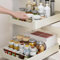 Toseky Teleskopschublade/Ausziehbare Schublade Küche/Ausziehbarer Schrank Organizer/Teleskopschublade Für Küchenschublade/Slide Out Cabinet Organizer Küche 43 x 35 x 7 cm