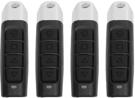 4 Uds. Control Remoto de Puerta de Garaje Clonación Universal Cuatro en 1