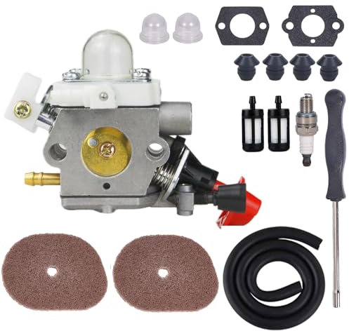 Carburionix C1M-S267A FS 56RC Carburetor for Stihl FS56RC FS 56 RC FS40 FS50 FS56 FS70 FS50C FS56C FS70C FC56 FC70 HT56 HT56C KN56 KM56 KM56C Trimmer Weed Eater Carb Kit Replaces Parts 4144 120 0608