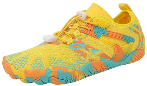 Barfußschuhe Herren Damen Wasserschuhe Schnell Trocknend Schwimmschuhe Weich Leicht Badeschuhe Aquaschuhe Surfschuhe für Wassersport Outdoor Strandschuhe Aquaschuhe rutschfeste Traillaufschuhe