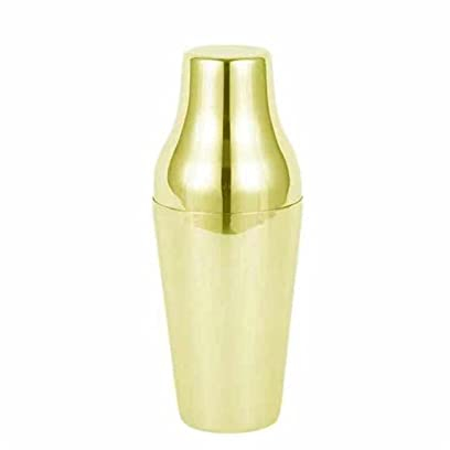 Mezclador de vino Coctelero Shaker Bar Barra de acero inoxidable Herramienta Herramienta de barras de asador de dos etapas for mezclar margarita, manhattan y otras bebidas en casa Coctelera(D)