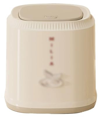 SUREK compacte Poubelle en Plastique Poubelle de Bureau Poubelle Double Couche Poubelle Lavable adaptée à l'intérieur réutilisable