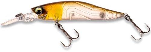 LMAB Flash Vibe 67, 80 & 98 mm - Twitchbait - Suspending & Floating, Hardbait, Wobbler Barsch, Suspender Wobbler, Zander Wobbler (Lauftiefe 1,0-2,0 m | schwebend/suspending, Ayu, 67 mm)