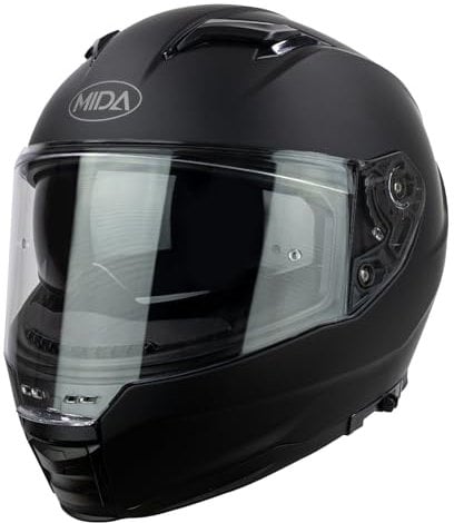 MIDA MV-4 ECE 22.06 Approved Full Face DVS Dual Visor Street Road Motorbike Motorcycle Helmet