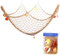 Durdiiy Fischernetz Deko mit Muscheln, 150cm x 200cm Wand Dekoration Strand Themen Wandbehang für Party Home Hochzeits Fotografieren (Flachs)