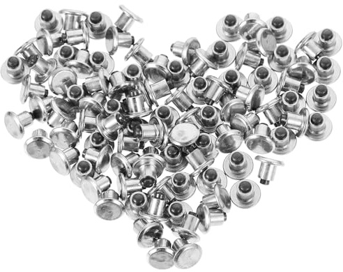 BELLIFFY 100 Stück Reifenspikes für Auto und Suv aus Aluminiumlegierung Schneestollen für Bessere Traktion und Winterfahrt Rauem Gelände