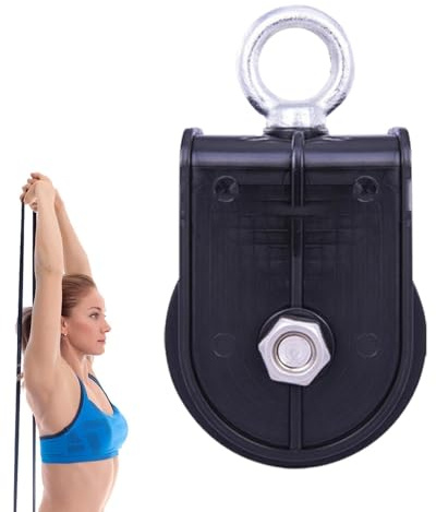 Pully Trainingsgeräte-Kabelrad – Gewichtheber-Riemenscheibe, Fitness-Riemenscheibe, belastbare 360° leise Drehung, unverwechselbares Traktionsrad, zuverlässiges Fitness-System für Hebezeug