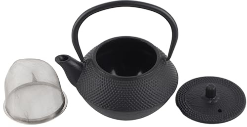 Cast Iron Tea Pot 0.3 L Japanese Style Kettle with Strainer and Lid for Home and Tea House Rust Iron Teapot