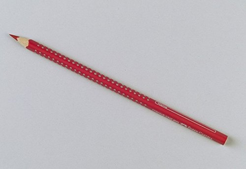Faber-Castell GRIP Rot, 1 Stück Buntstifte – Buntstifte (1 Stück, Fixiert, Rot, Rund)