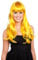 Boland Polyester WIG Perücke Kurz Gelb Party