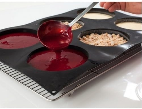 Pavoni Moule rond en silicone Ø 160 x 30 mm (6) 60 x 40 cm