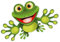 Sticker funny Frosch I 15 cm I für Laptop Koffer Roller Kühlschrank Tür Mülltonne Badezimmer als Auto-Aufkleber I lustig cool wetterfest I kfz399