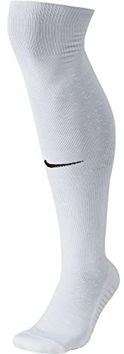 Nike U Nk Squad Otc Socks - White/Pure Platinum/(Black), Large