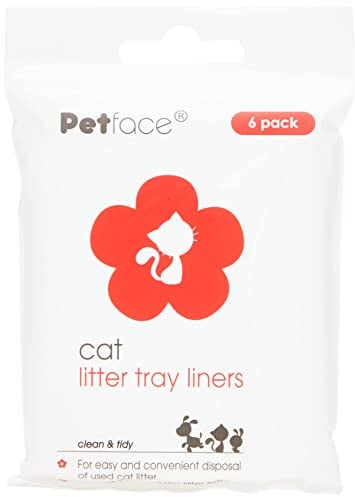 Petface Cat Litter Tray Liners, White (Pack of 6)