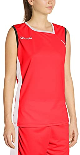 Spalding Damen 4Her Ii Tank Top, rot/Weiß/Schwarz, XXXS