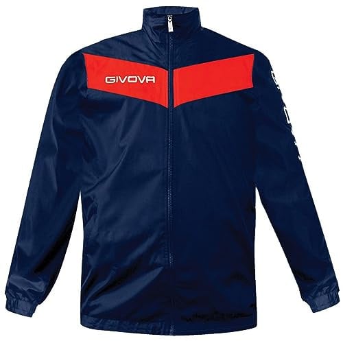 Givova, rain schild, blau/rot, XS