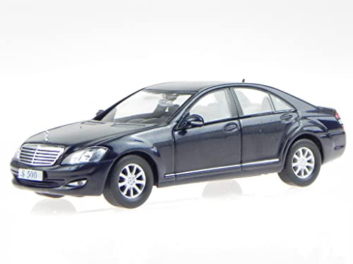 Mercedes W221 S-Klasse S 500 2005 schwarz Modellauto Altaya 1:43