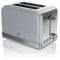 Swan ST19010GRN Retro 2-Slice Toaster with Defost/Reheat/Cancel Functions, Cord Storage, 815W, Retro Grey
