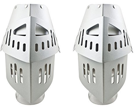 BestSaller Ritterhelm mit Visier, Pappe, Farbe:Silber (2 Stück)
