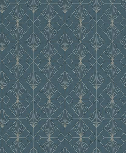 Rasch Papier peint intissé Bleu 620924