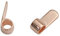 Brass Glue On Tube Bail Rectangle Large Hole 20pieces