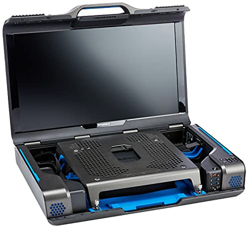 Gaems Guardian Gaming Case mit 24 1440p IPS Monitor | Kompatibel mit Notebooks, Mobilen PCs Spielekonsolen wie Xbox One / One S und PlayStation 4 (Pro, Slim, Standard) (Konsolen exclusive)