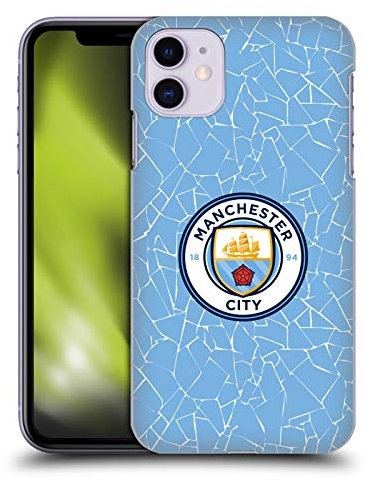 Head Case Designs Officially Licensed Manchester City Man City FC Home 2020/21 Badge Kit Hard Back Case Compatible With Apple iPhone 11